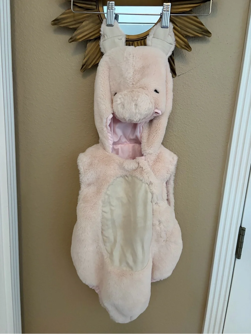 Pottery Barn Kids 12-24 Month Blush Pink Piglet Costume